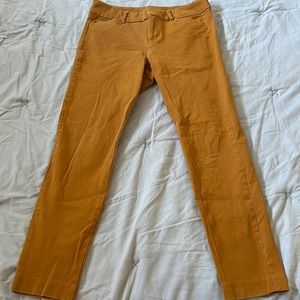 Old Navy Pixie Ankle Business Slacks color: tobacco leaf